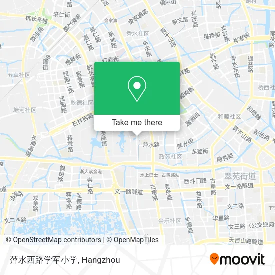 萍水西路学军小学 map
