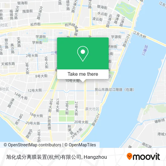 旭化成分离膜装置(杭州)有限公司 map