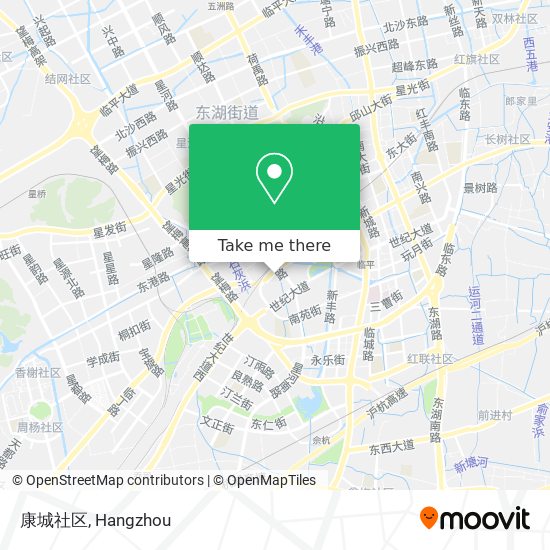 康城社区 map