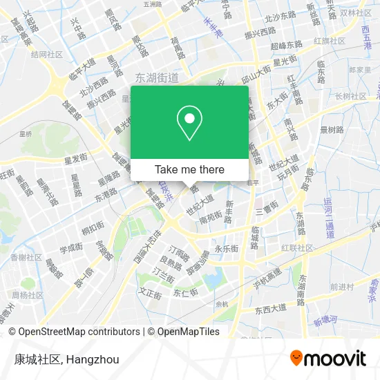 康城社区 map
