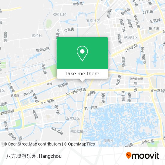 八方城游乐园 map