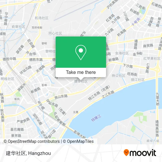 建华社区 map