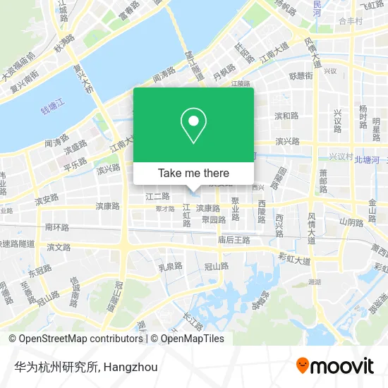 华为杭州研究所 map