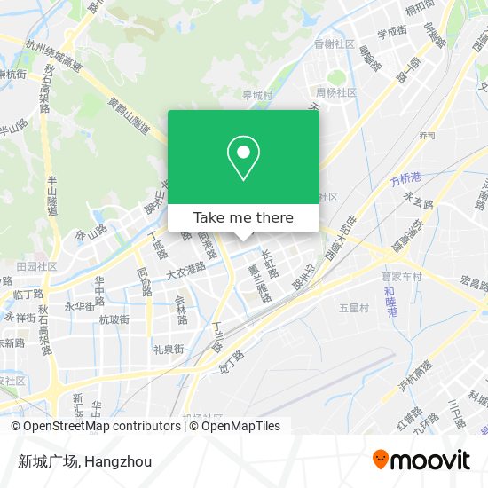 新城广场 map