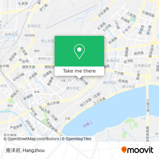 雍泽府 map