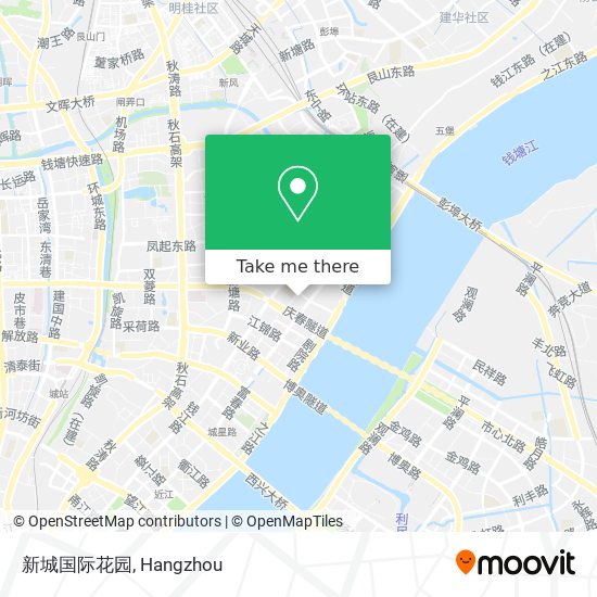 新城国际花园 map