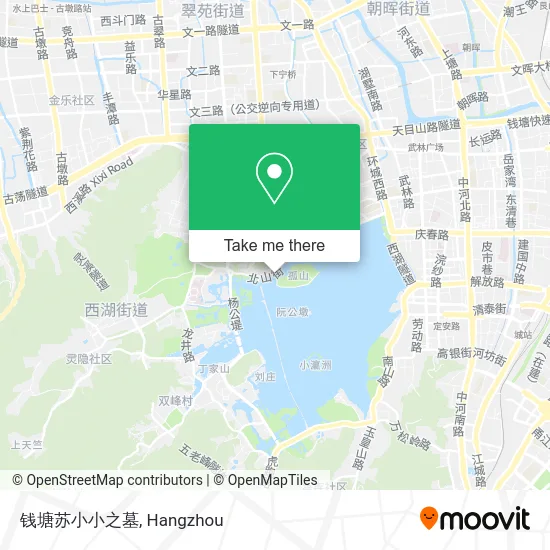 钱塘苏小小之墓 map