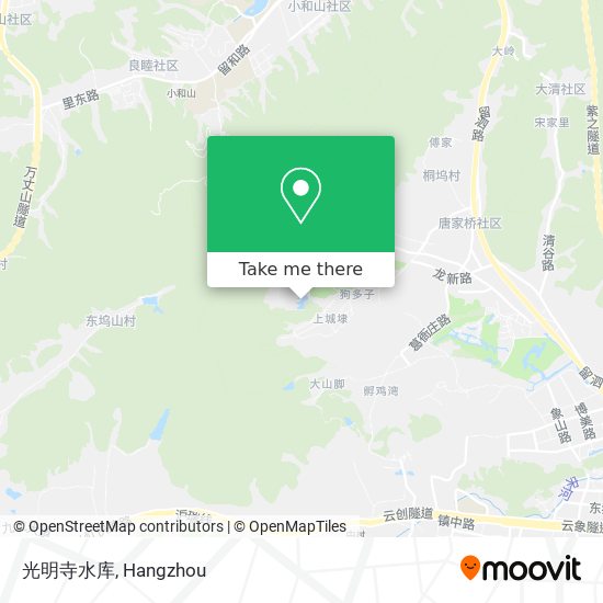 光明寺水库 map
