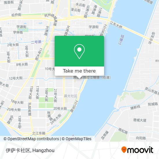 伊萨卡社区 map