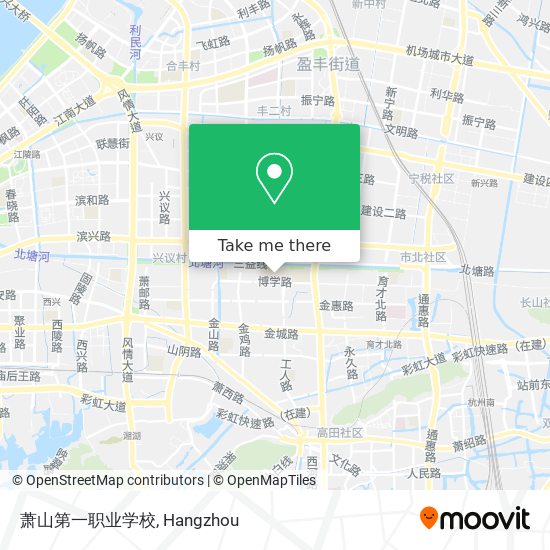 萧山第一职业学校 map