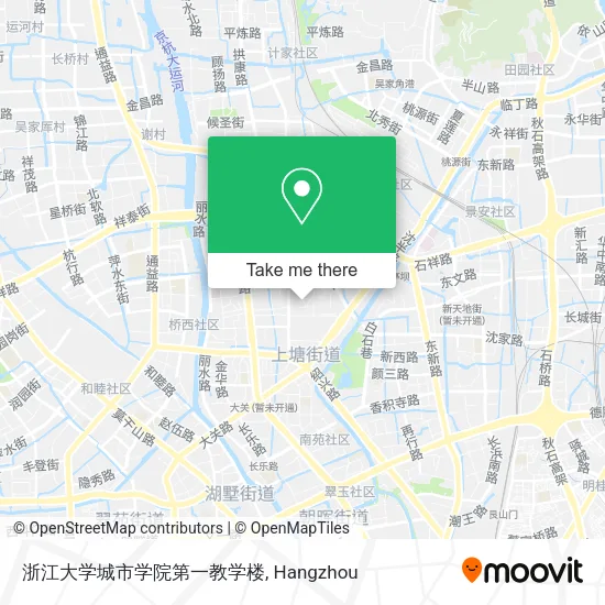 浙江大学城市学院第一教学楼 map