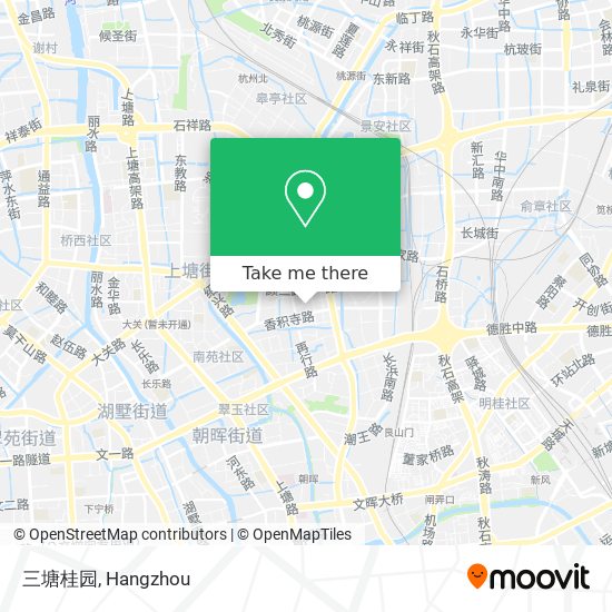 三塘桂园 map
