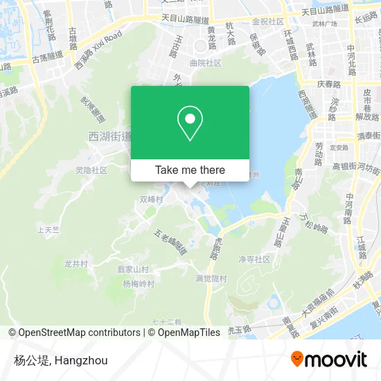 杨公堤 map