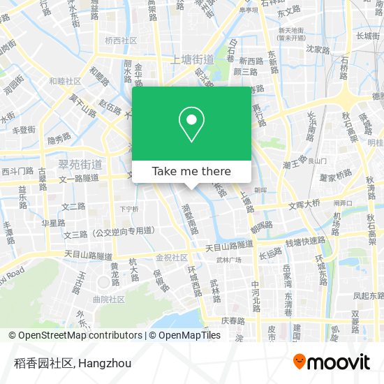 稻香园社区 map
