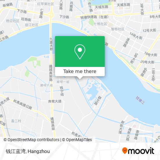 钱江蓝湾 map