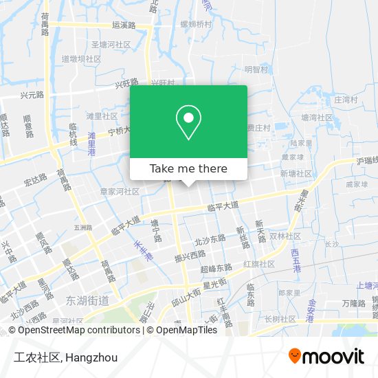 工农社区 map