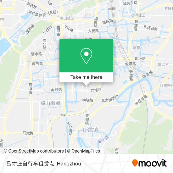 吕才庄自行车租赁点 map