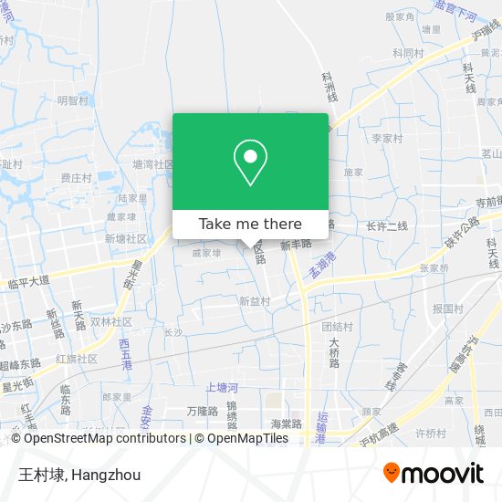 王村埭 map