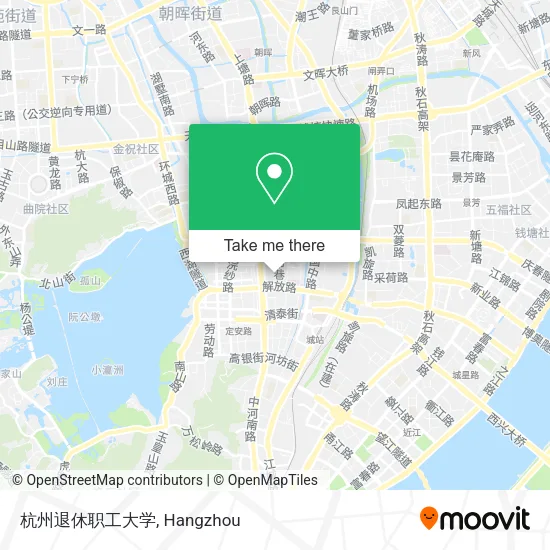 杭州退休职工大学 map