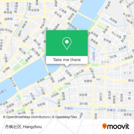 丹枫社区 map