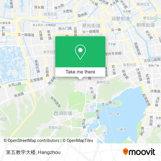 第五教学大楼 map