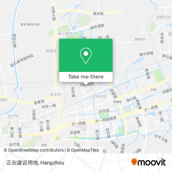 正在建设用地 map