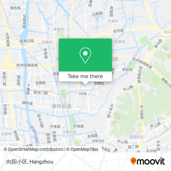 向阳小区 map
