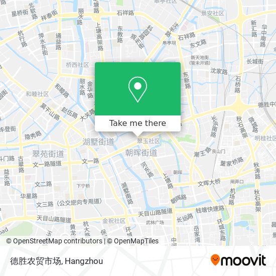 德胜农贸市场 map