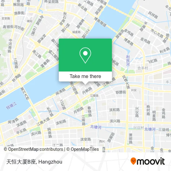 天恒大厦B座 map