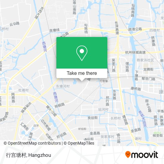 行宫塘村 map
