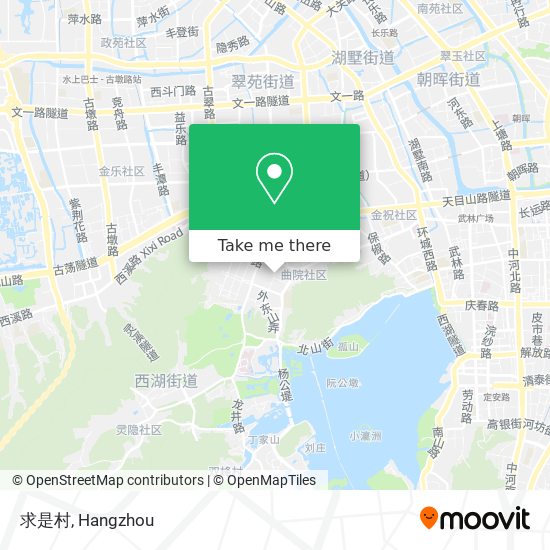 求是村 map