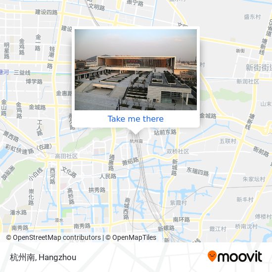 杭州南 map