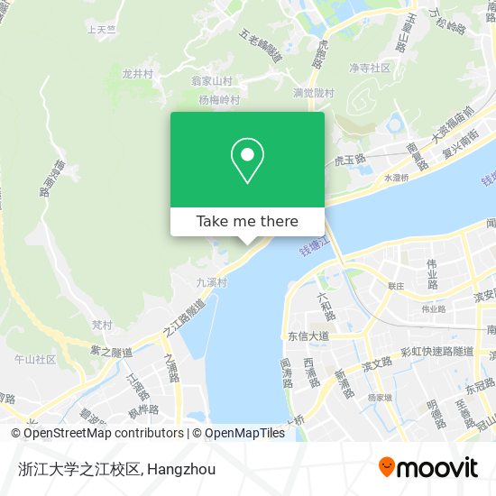 浙江大学之江校区 map