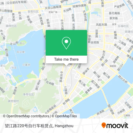 望江路220号自行车租赁点 map