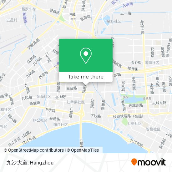 九沙大道 map