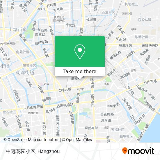 中冠花园小区 map