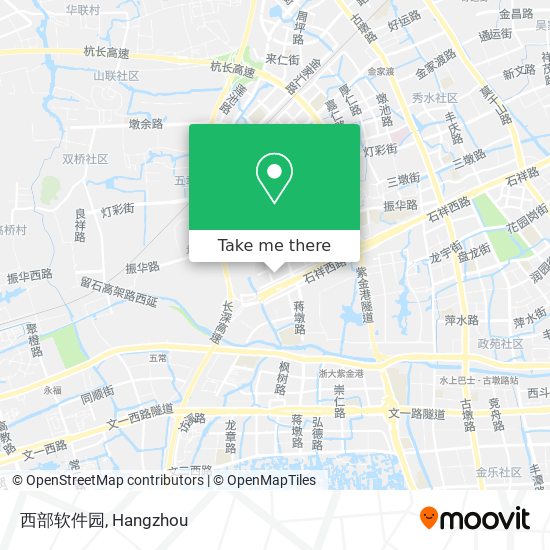 西部软件园 map