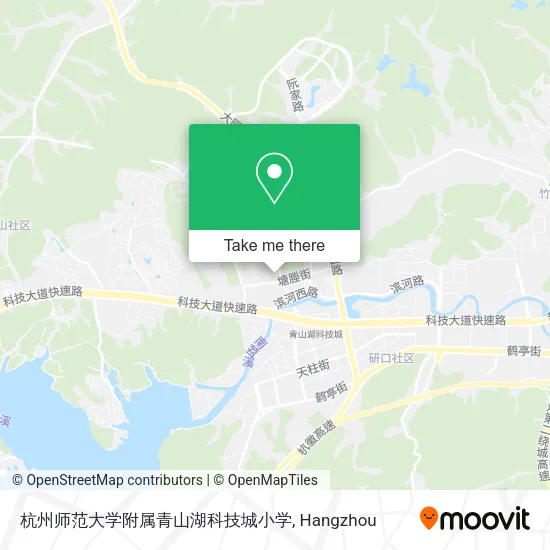 杭州师范大学附属青山湖科技城小学 map
