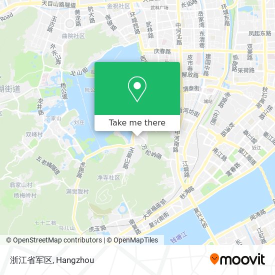 浙江省军区 map