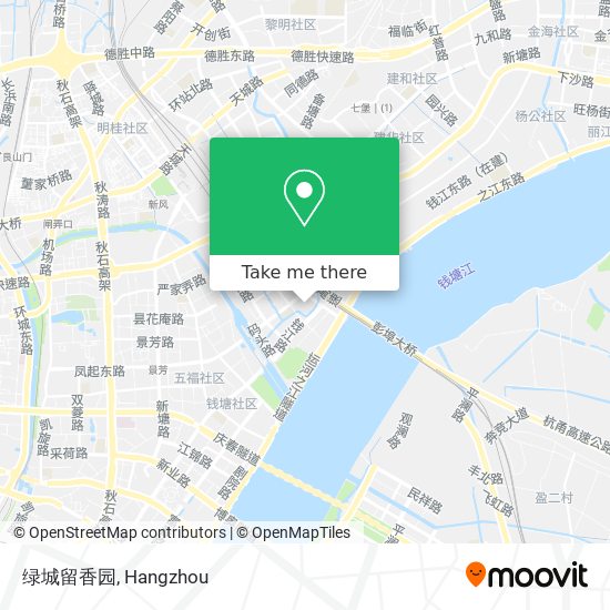 绿城留香园 map