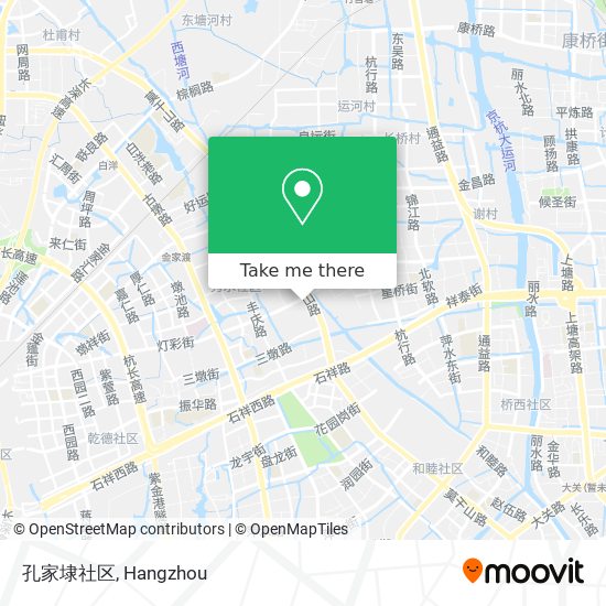 孔家埭社区 map