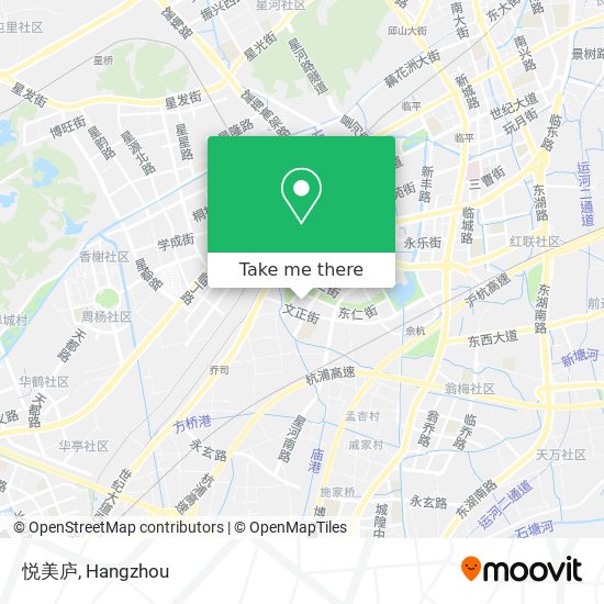 悦美庐 map