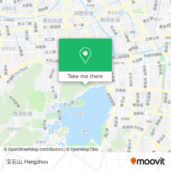宝石山 map