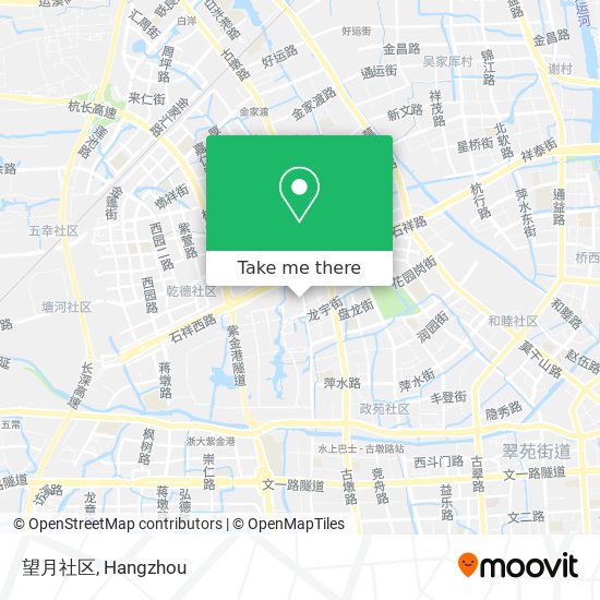 望月社区 map