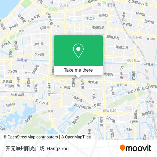 开元加州阳光广场 map
