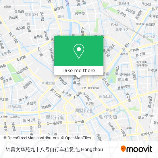 锦昌文华苑九十八号自行车租赁点 map