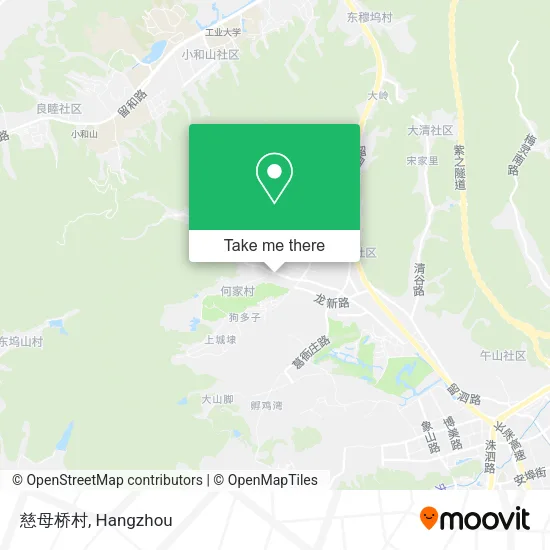 慈母桥村 map