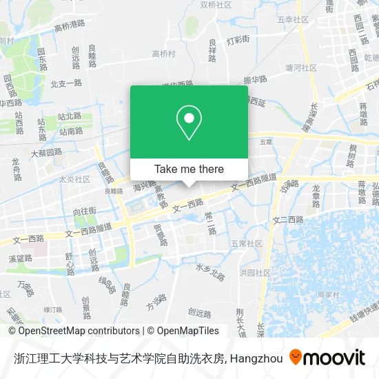 浙江理工大学科技与艺术学院自助洗衣房 map