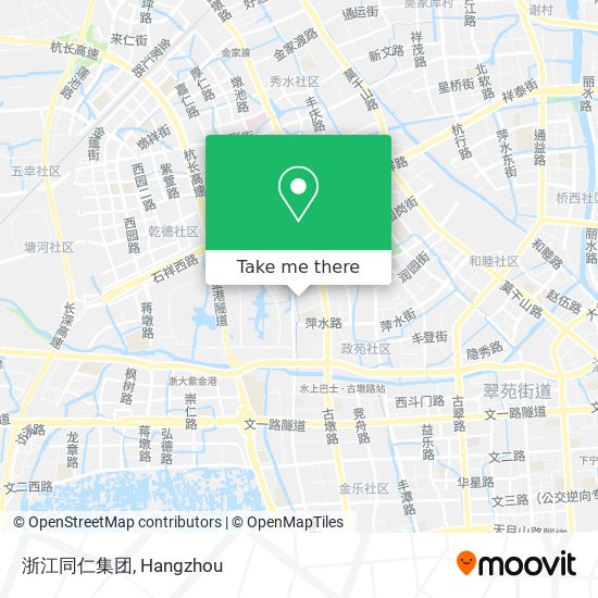 浙江同仁集团 map