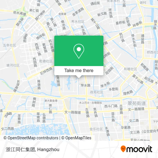 浙江同仁集团 map
